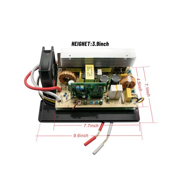 55 Amp 110VAC/12VDC RV Converter Charger Main Board Assembly - Image 5