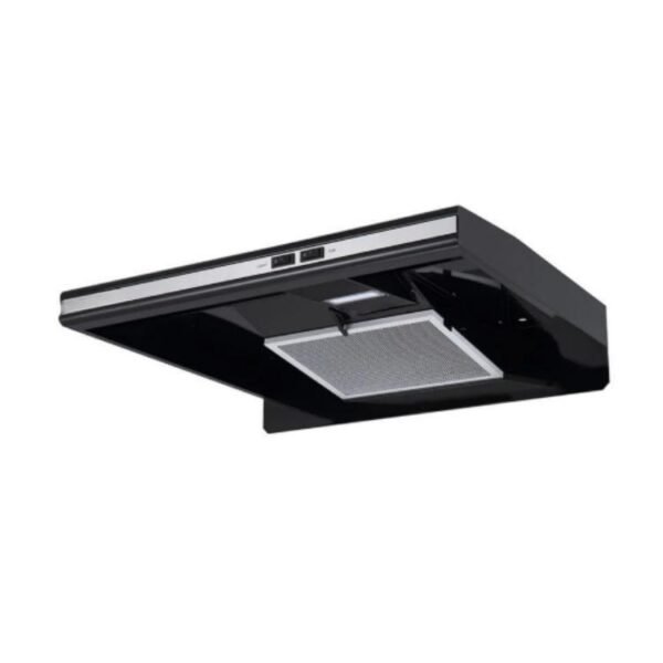 RV 22" 12V RV Range Hood Black with Stainless Steel Front - Image 4