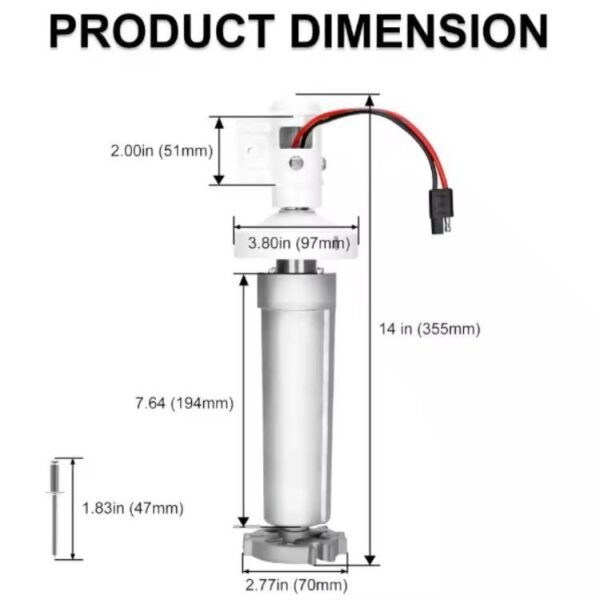 3310423.209B RV Awning Motor Replacement - Image 2
