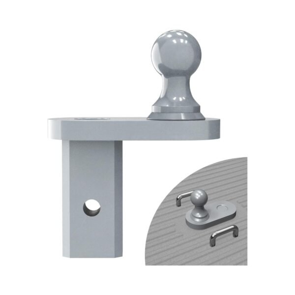 4 Inches Offset for Gooseneck Trailer Hitch Ball