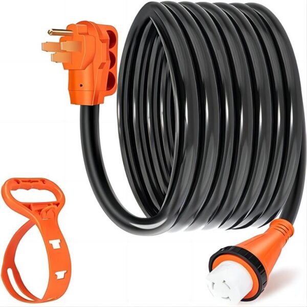 50 Amp 25FT RV Power Extension Cord with Cord Organizer