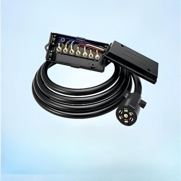 7 Way Inline Trailer Plug with 7 Gang Junction Box - Image 2