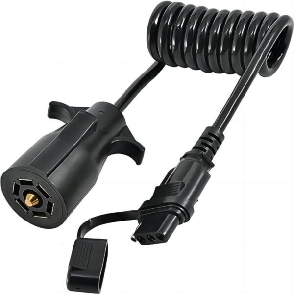 7 to 4 Trailer Coiled Extension - 5Ft 8FT