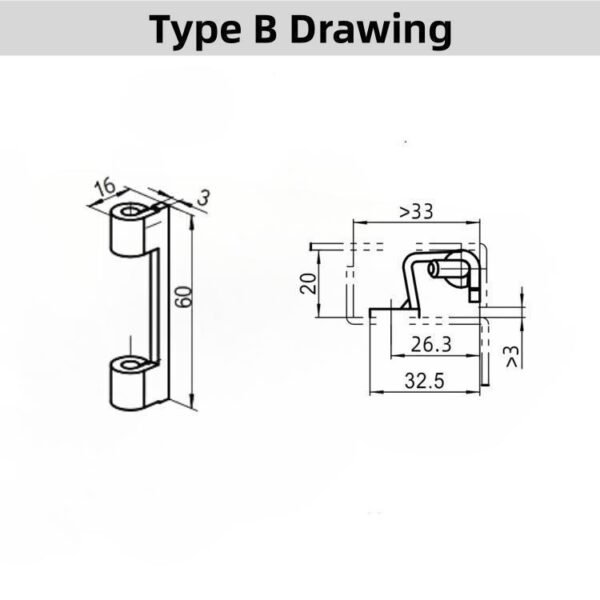 Quick Release Pin Hinge - Image 3