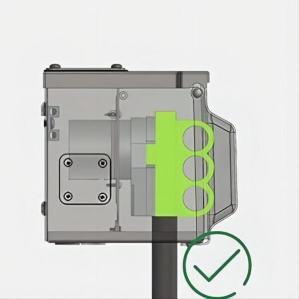 NEMA 14-50R RVEV 50 Amp 125/250 Volt Power Outlet Box Grey - Image 3
