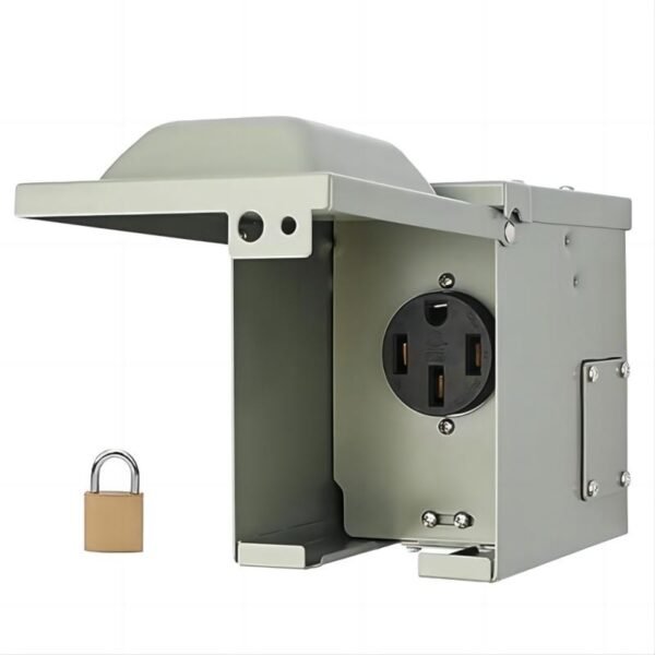 RVEV 50 Amp 125，250 Volt Power Outlet Box (2)