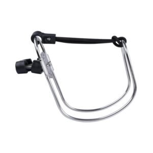 Stainless Steel Marine Horseshoe Bracket Life Buoy Ring Holder with Plastic Mount