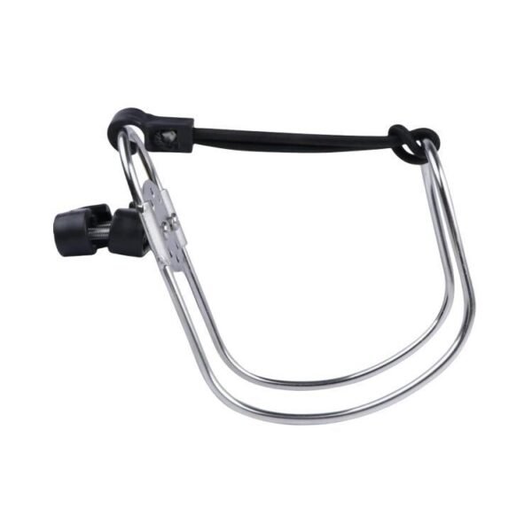 Stainless Steel Marine Horseshoe Bracket Life Buoy Ring Holder with Plastic Mount