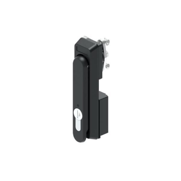 Zinc Alloy Black Coated Electric Cabinet Swing Handle Lock Industrial Electric Panel Cabinet Locks With Key