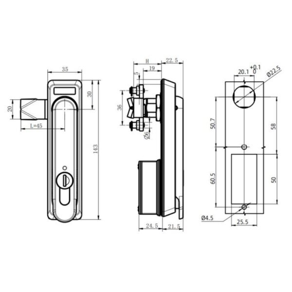 Swing Handle Lock - Image 5