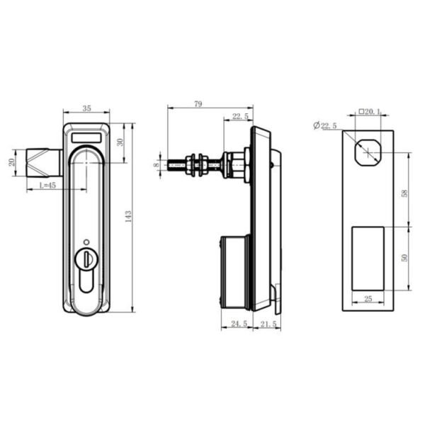 Swing Handle Lock - Image 6