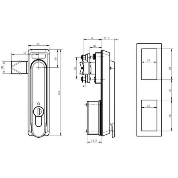 Swing Handle Lock - Image 7