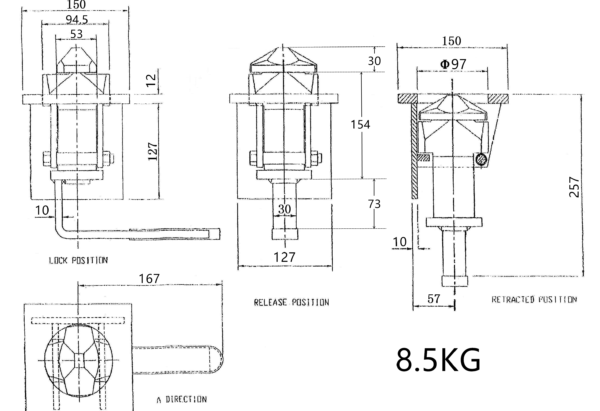 Trailer Container Twist Lock - Image 2
